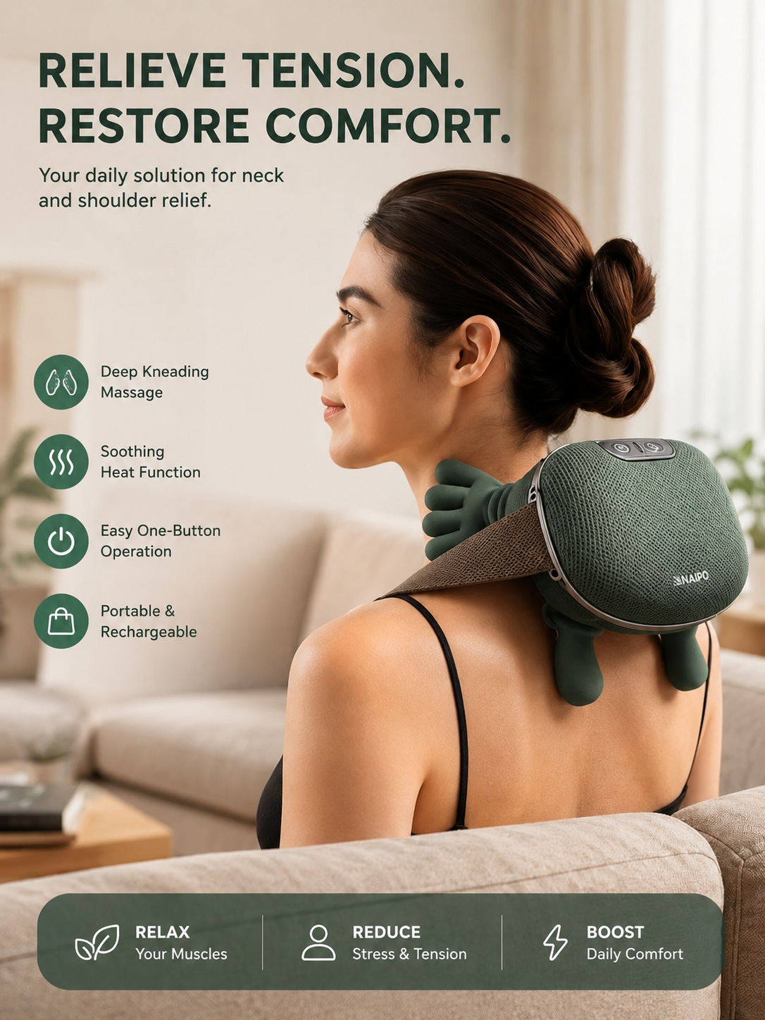 Smart Neck & Shoulder Massager